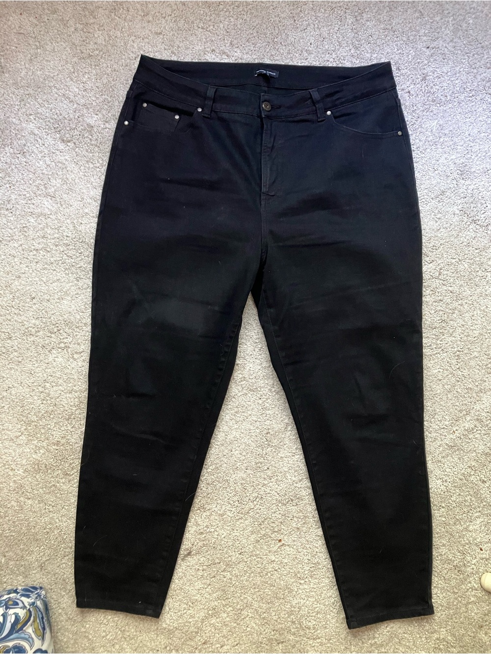 Universal Standard Joni high rise Curve Slim Leg Jeans 27 inch black